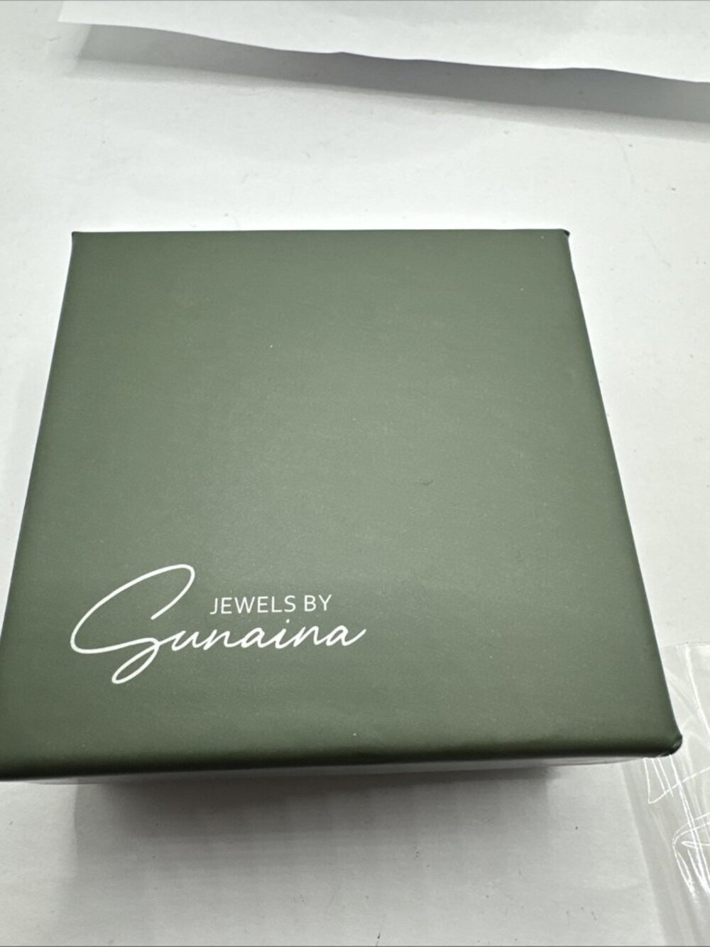 Jewels by Sunaina Narnia teardrop studs Silver pave  White Rhinestone Accent 1”